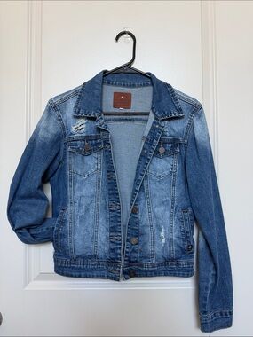 Distressed Denim Jacket